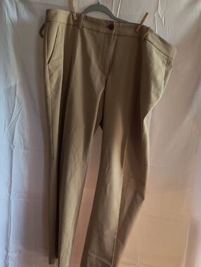 Women's Classic Straight-Leg Pants - Tan
